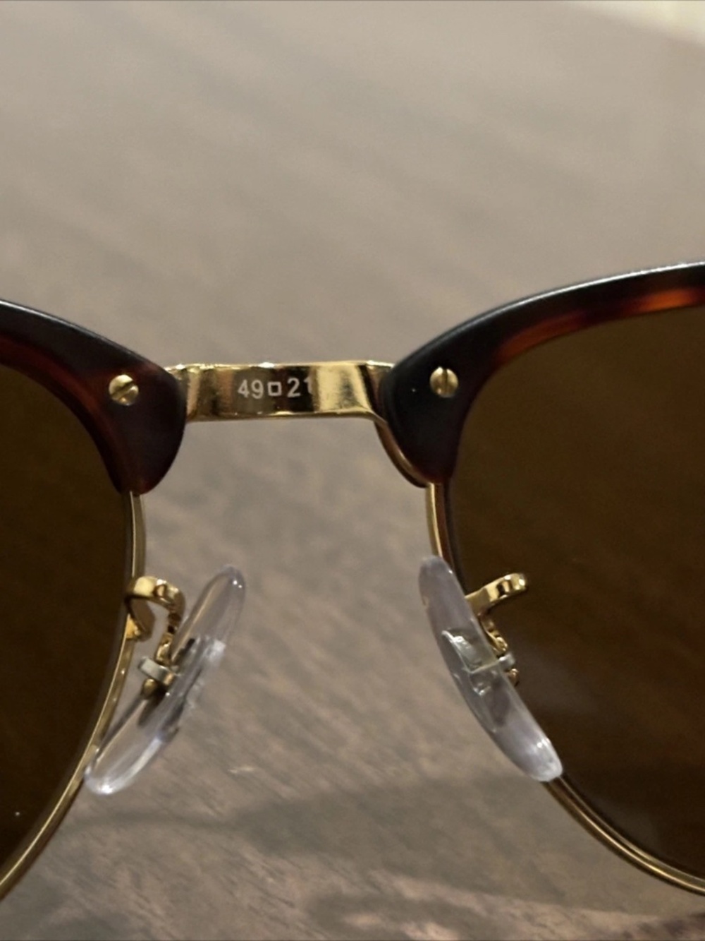 Custom Ray Ban 3016 Matte Havana Clubmaster - Picture 7 of 7